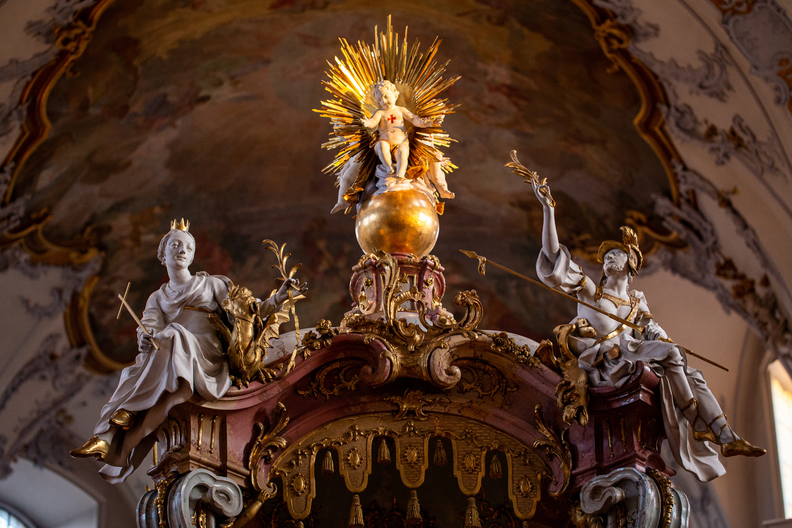 die Basilika Vierzehnheiligen - die Weihnachtskirche Foto & Bild  architektur, sakralbauten 