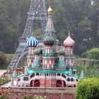 Die Basilius - Kathedrale auf dem Moskauer "Roten Platz"