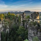 Die Bastei am Abend