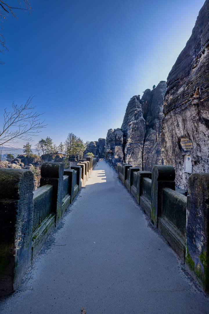 Die Bastei im Elbsandsteingebirge 