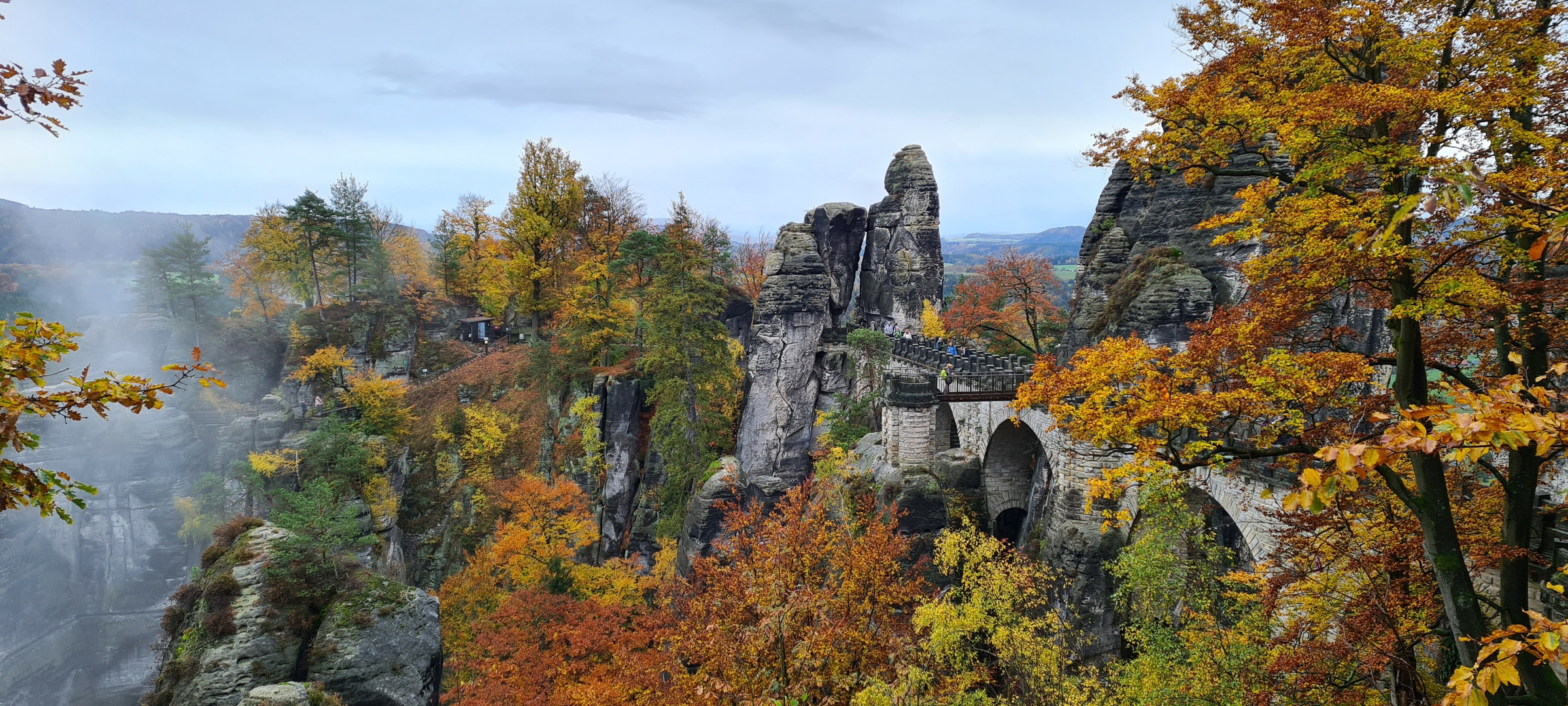 Die Bastei im Herbst