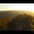 Die Bastei im Sonnenaufgang (2)