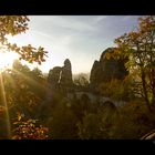 Die Bastei im Sonnenaufgang (3)