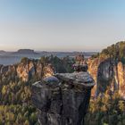 Die Bastei-Wehlnadel im Elbsandsteingebirge