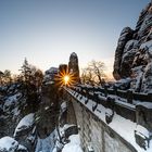 Die Basteibrücke im Morgenlicht- Sächsische Schweiz