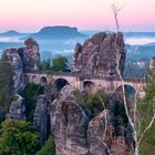 Die Basteibrücke in der Sächsischen Schweiz