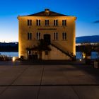 Die Bastion im Rheinauhafen vor Sonnenaufgang