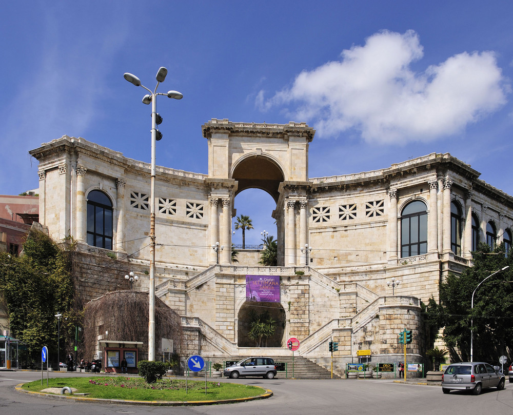 Die Bastione St. Remy in der Altstadt von Cagliari