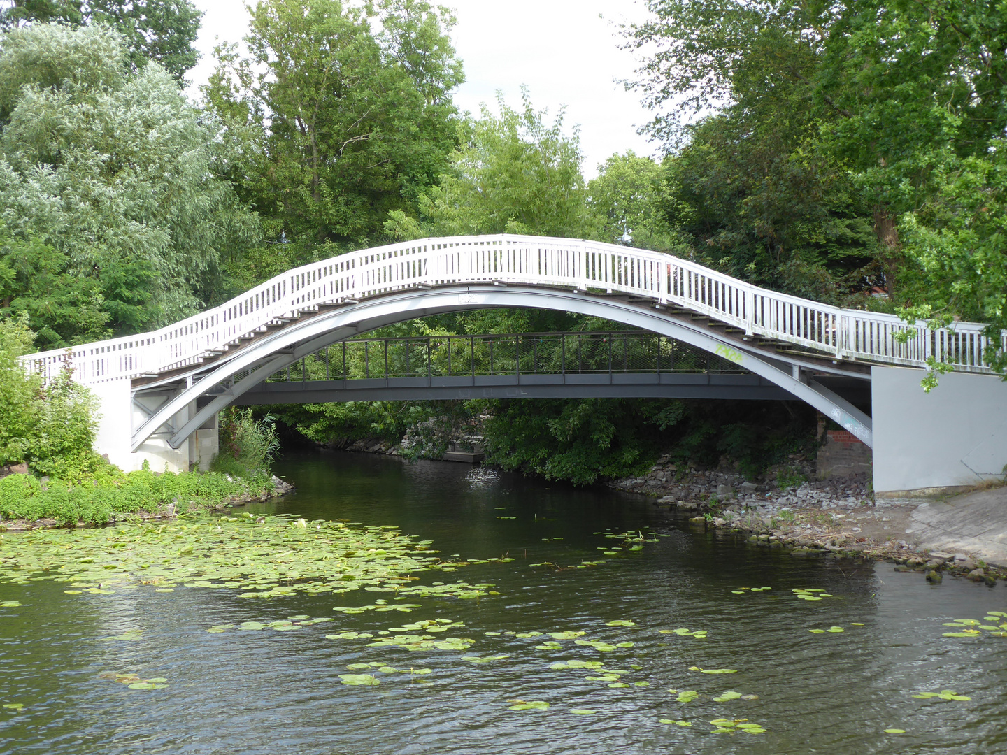 Die Bauchschmerzenbrücke in Brandenburg