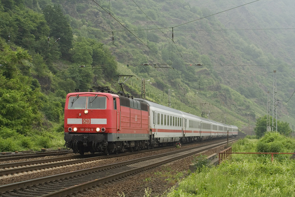 Die Baureihe 181.2 an der Mosel