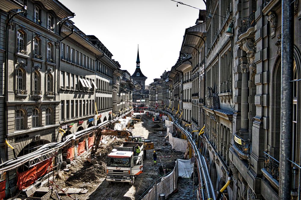 Die Baustelle Bern