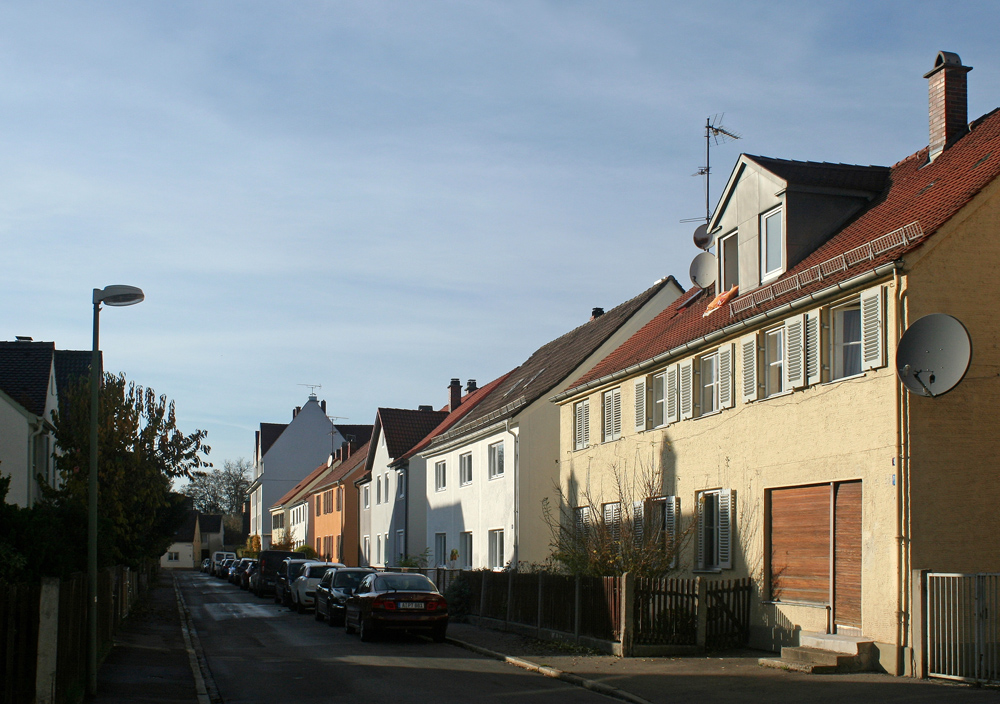 Die Bebo-Wager-Straße in Pfersee-Nord