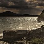 Die bedrohende Stimmung bei einem losbrechenden Gewitter