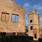 Die bei Eschbach gelegene Madenburg ist eine der größten Burgen der Pfalz.