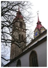 Die beiden Türme der Stadtkirche Winterthur