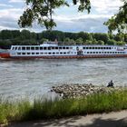 Die BELLRIVA auf dem Rhein bei Köln