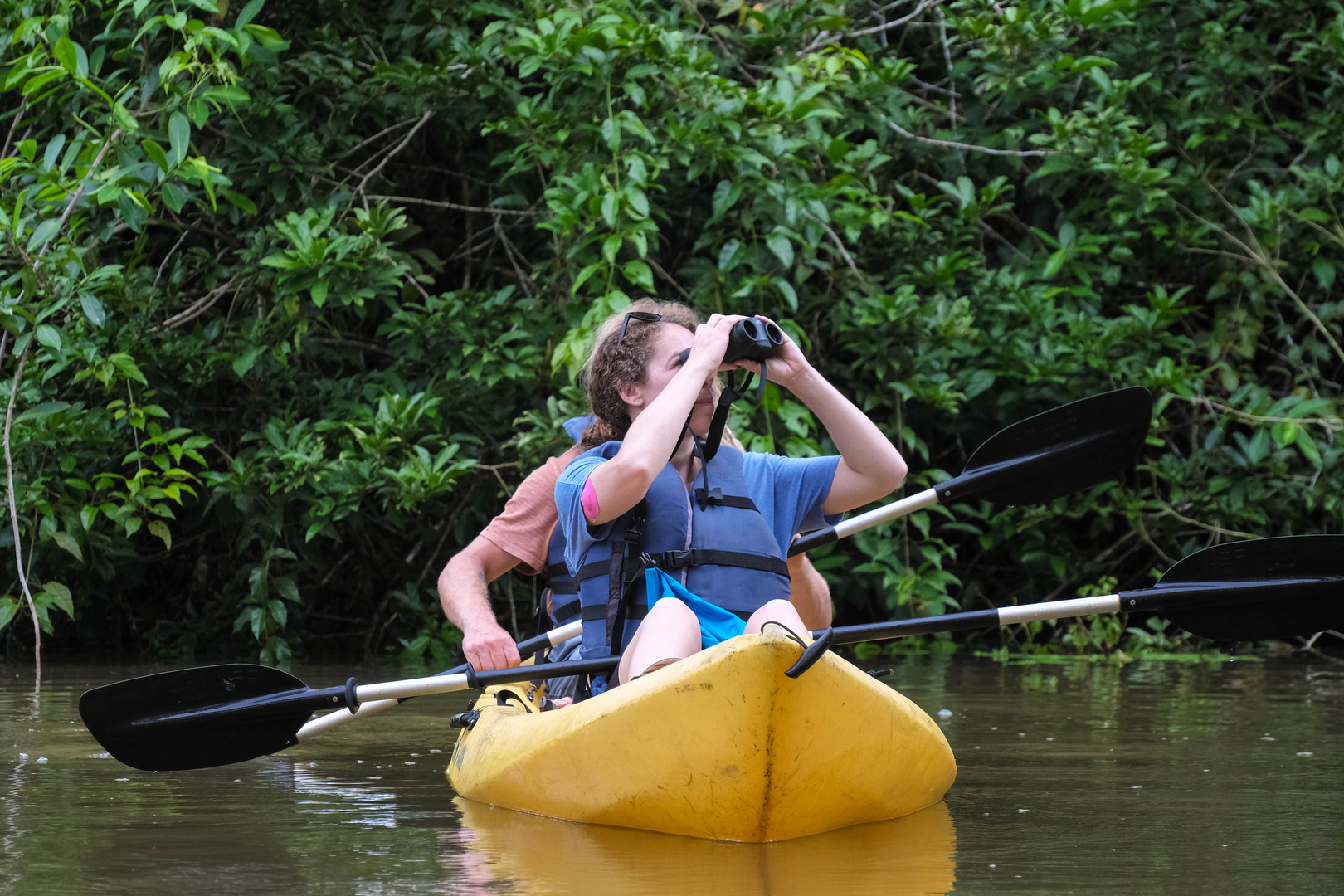 ...die Beobachter im Tortuguero Nationalpark...