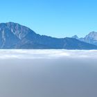 Die Berchtesgadener Alpen vom Spielberg