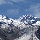 Die Berge des Monte Rosa Massivs....