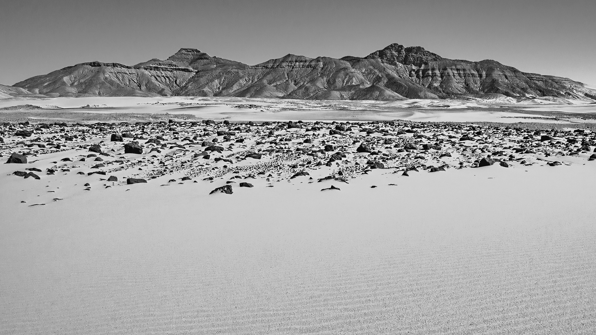 Die Berge des Tassili Tadrart