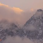 Die Berge Österreichs an einem Oktobertage