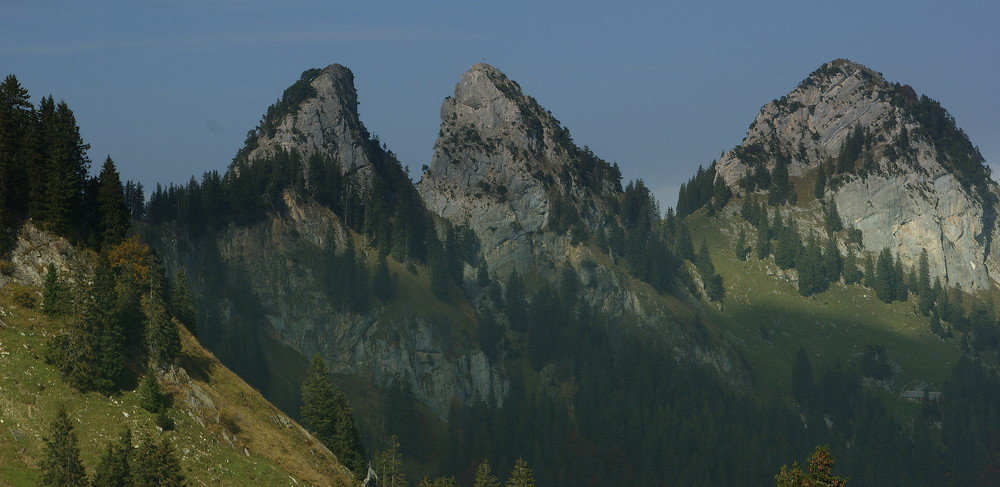 Die Berge über Amden SG CH