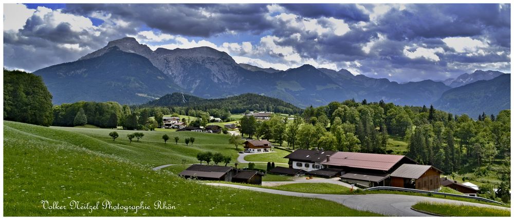 Die Berge vom Berchtesgadener Land von Bischofswiesen