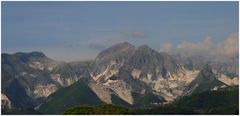 Die Berge von Carrara