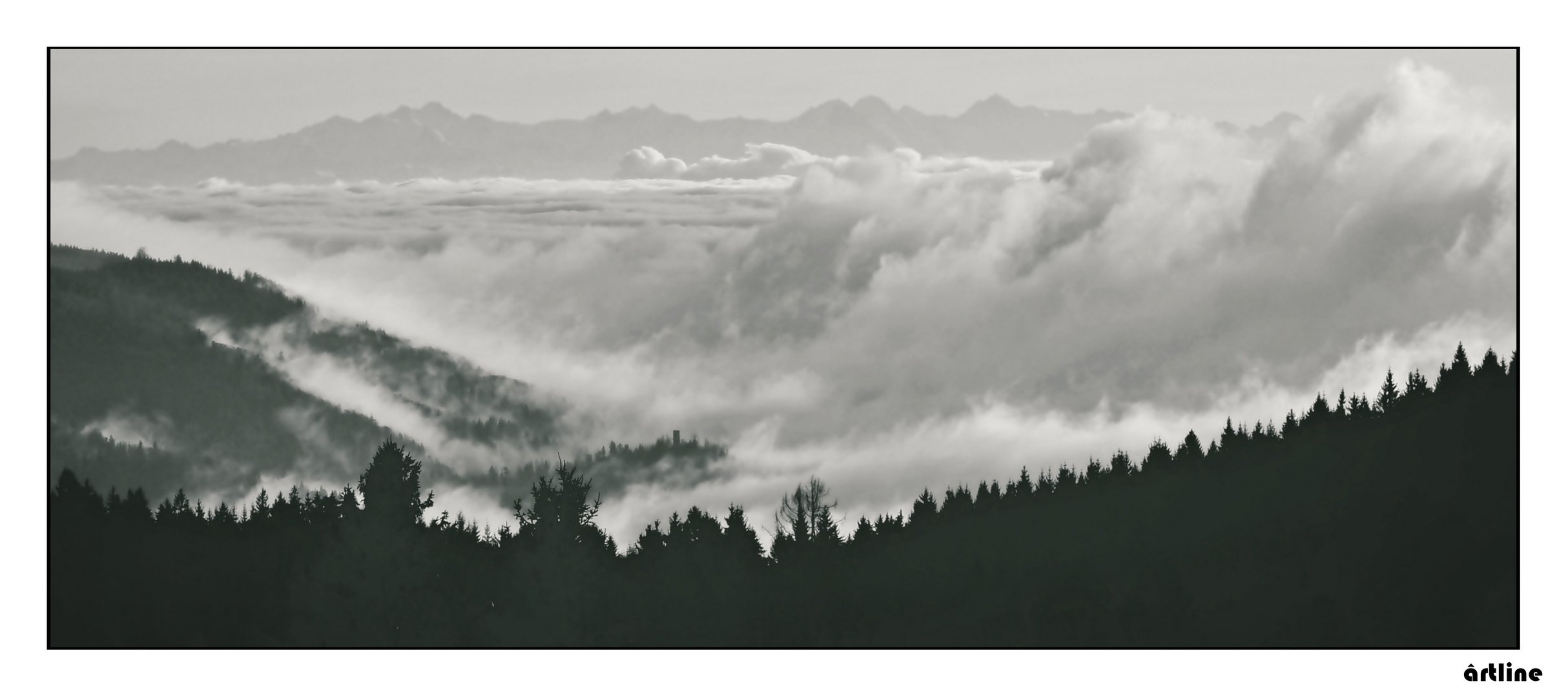 die Bergfestung " Helms Klamm " ...