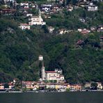 Die Berghänge am Lago di Lugano......