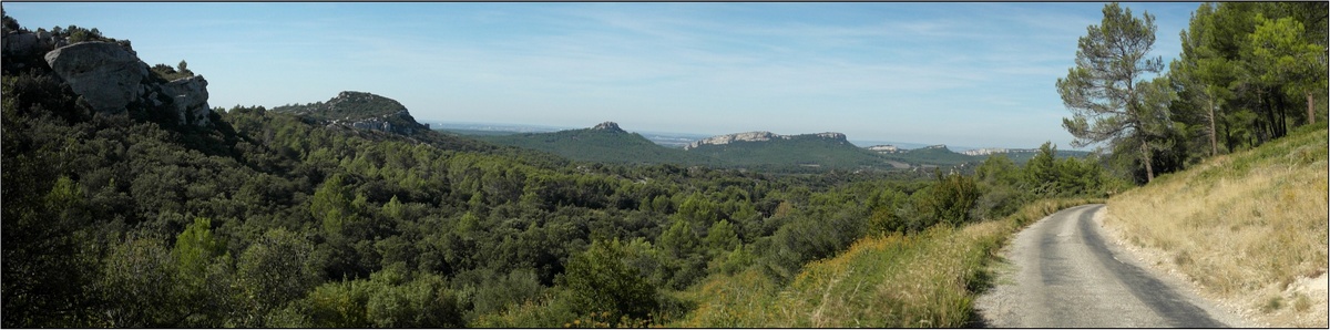 Die Bergkette der Alpilles