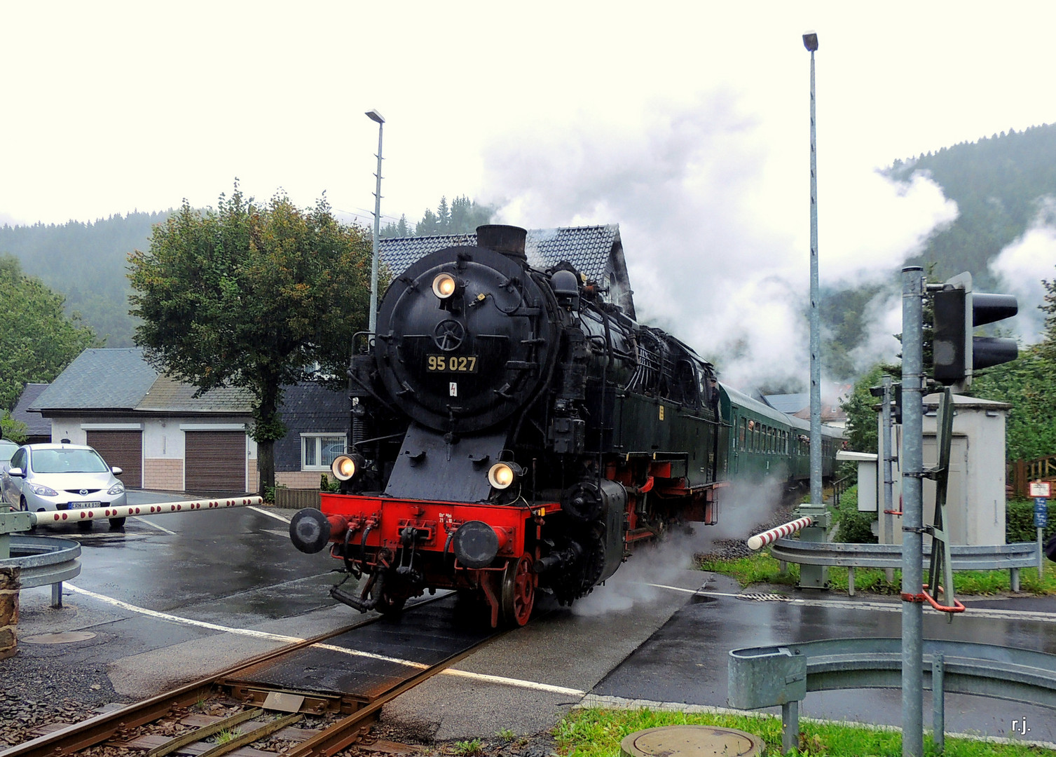 Die " Bergkönigin" auf dem Weg nach Neuhaus am Rennweg!