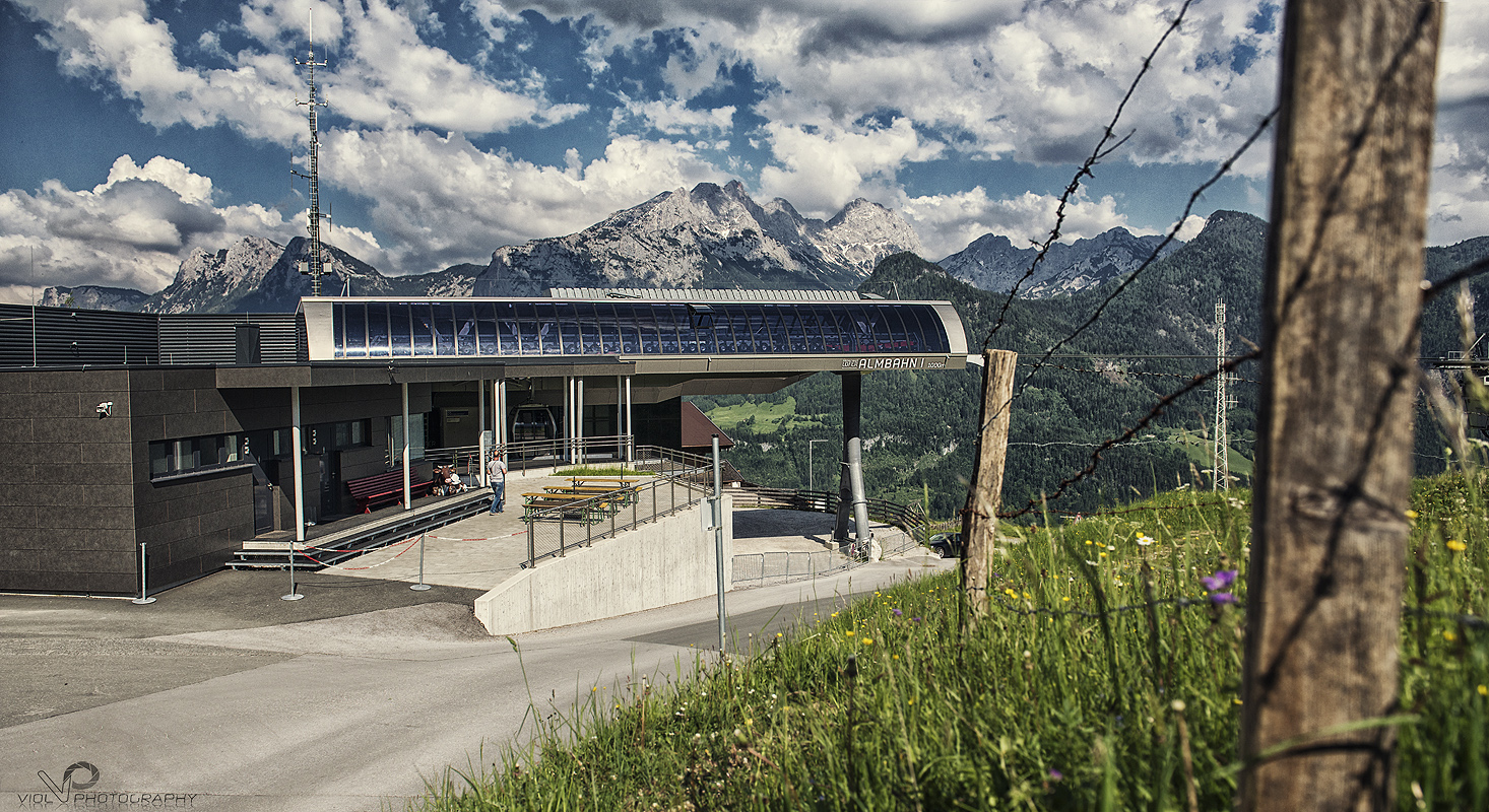 Die Bergseilbahn in Lofer