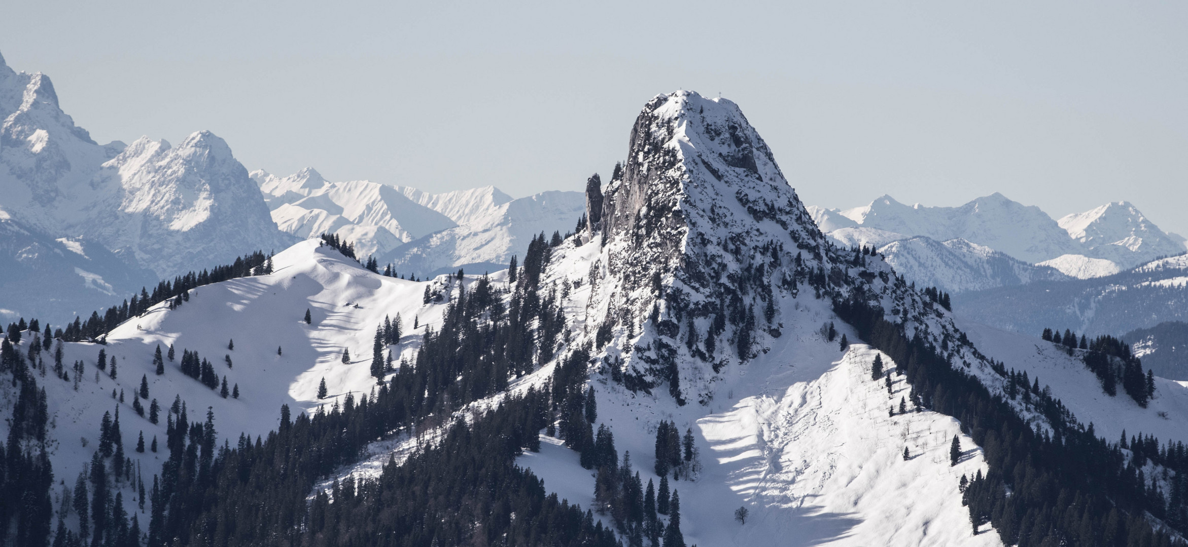 Die Bergspitze.