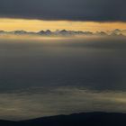 Die Berner Alpen im Morgenlicht