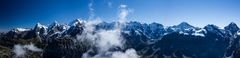 Die Berner Alpen vom Wetterhorn bis zum Gspaltenhorn