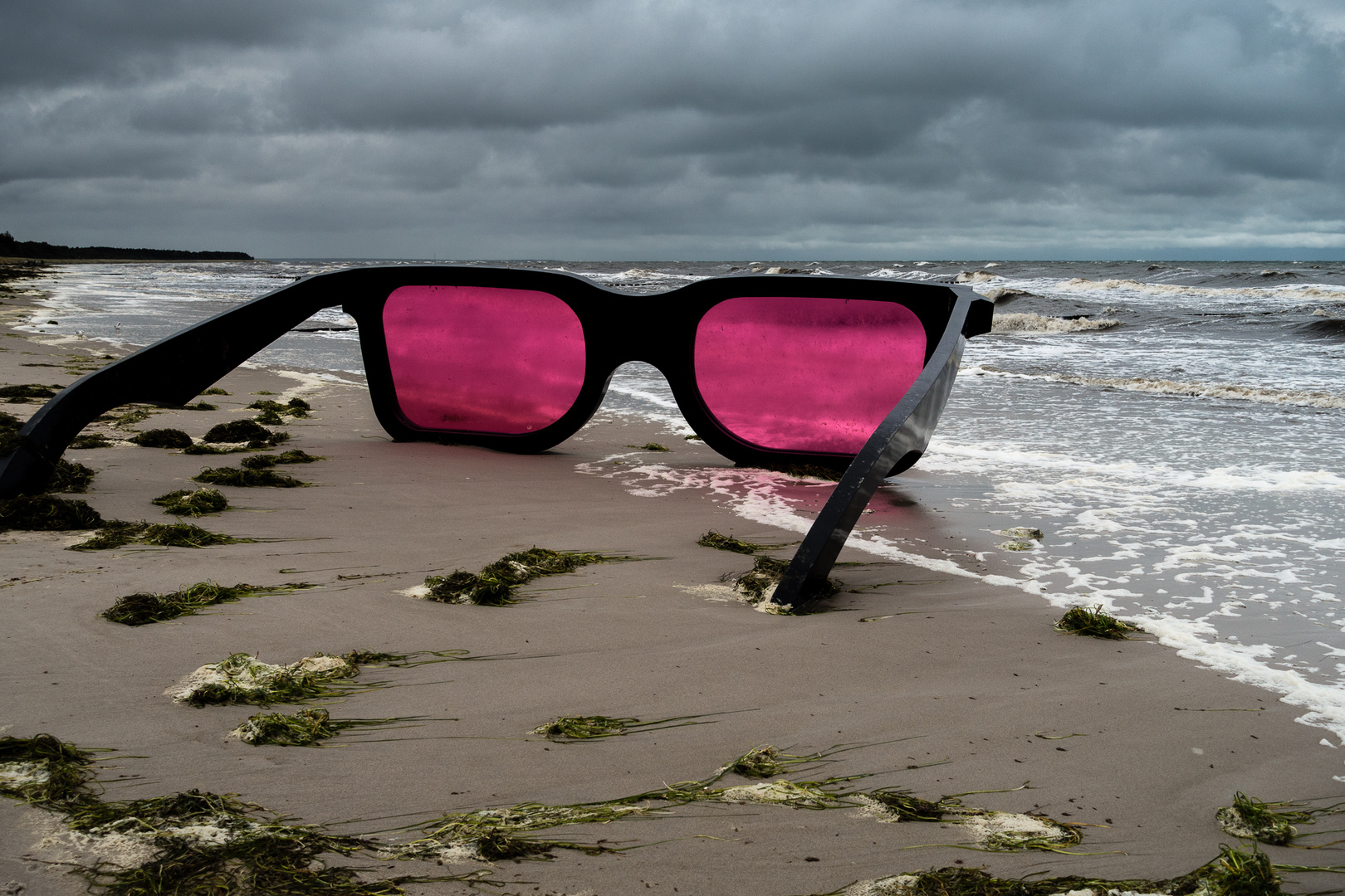 Die berühmte Brille am Ostseestrand von Zingst - 02