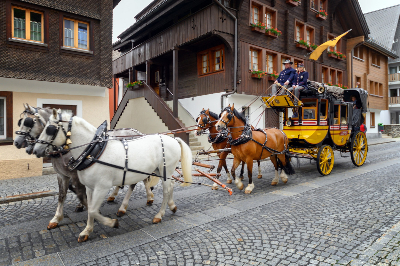 Die berühmte Gotthardkutsche