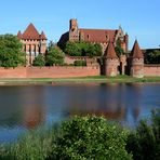 Die berühmte Marienburg an der Nogat