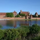 Die berühmte Marienburg an der Nogat