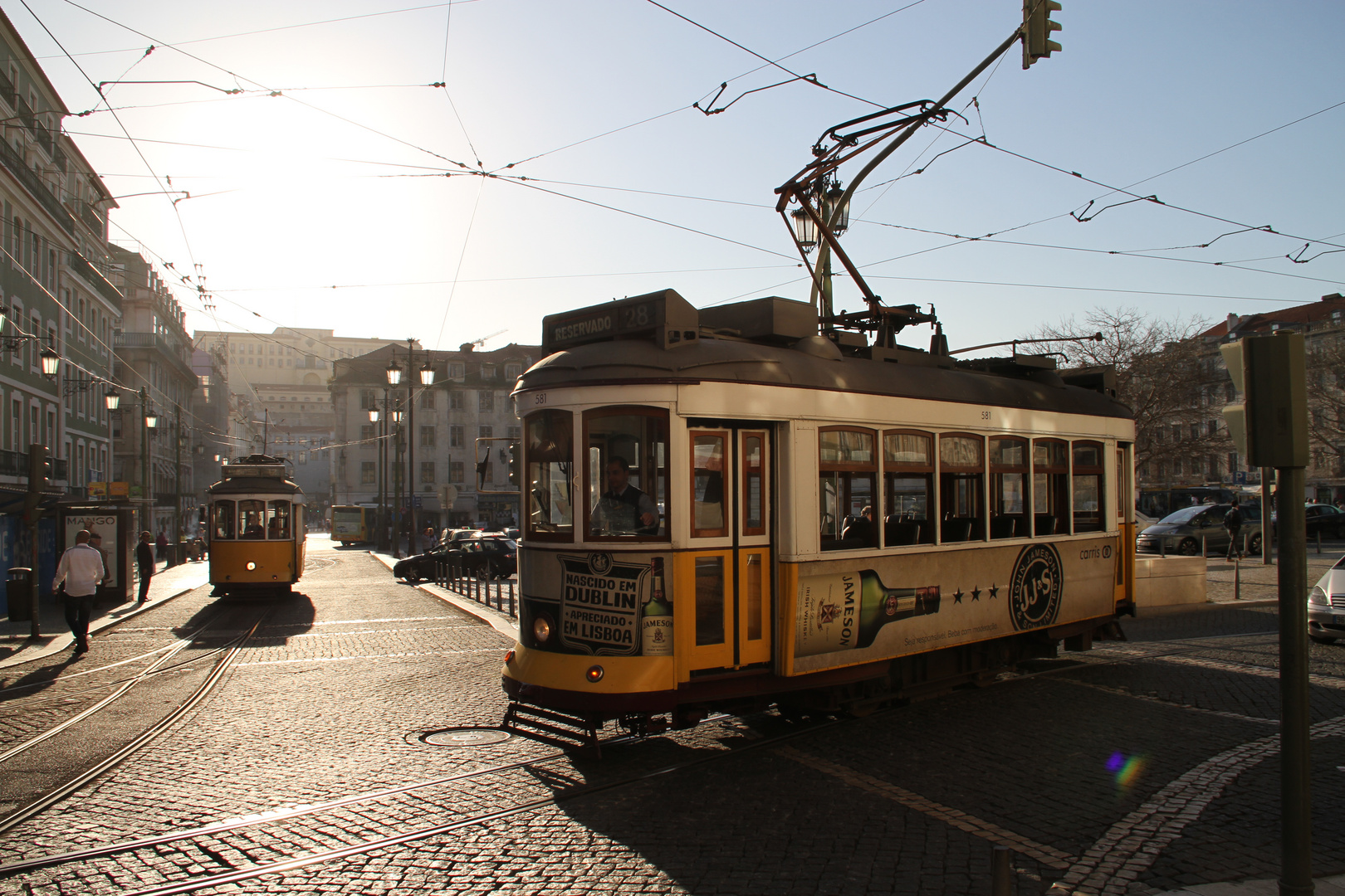 Die berühmte Straßenbahn 28 in Lissabon !