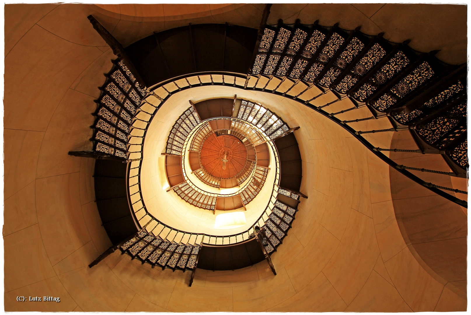 Die berühmte Treppe vom Jagdschloss Granitz