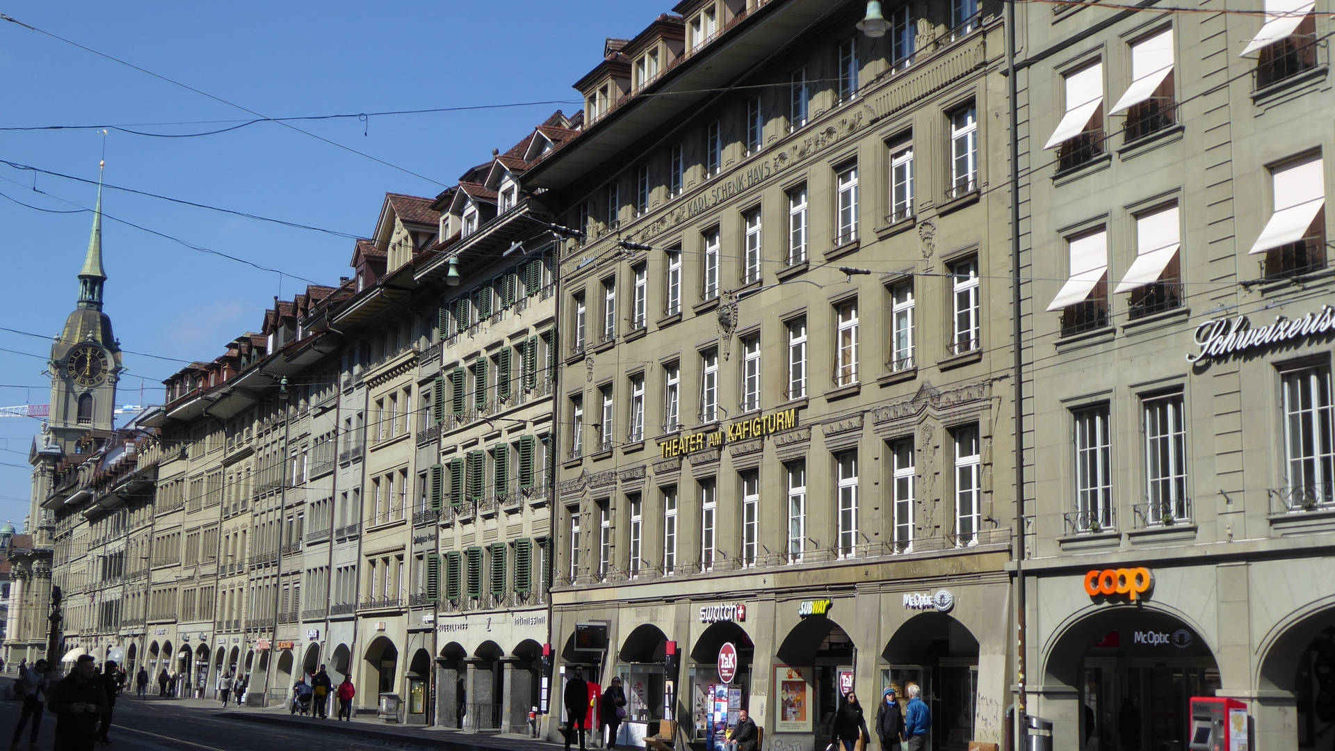 Die berühmten Laubengänge von Bern