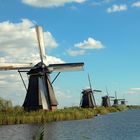 Die berühmten Mühlen von Kinderdijk