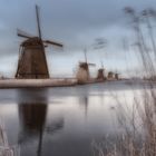 Die berühmten Windmühlen von Kinderdijk