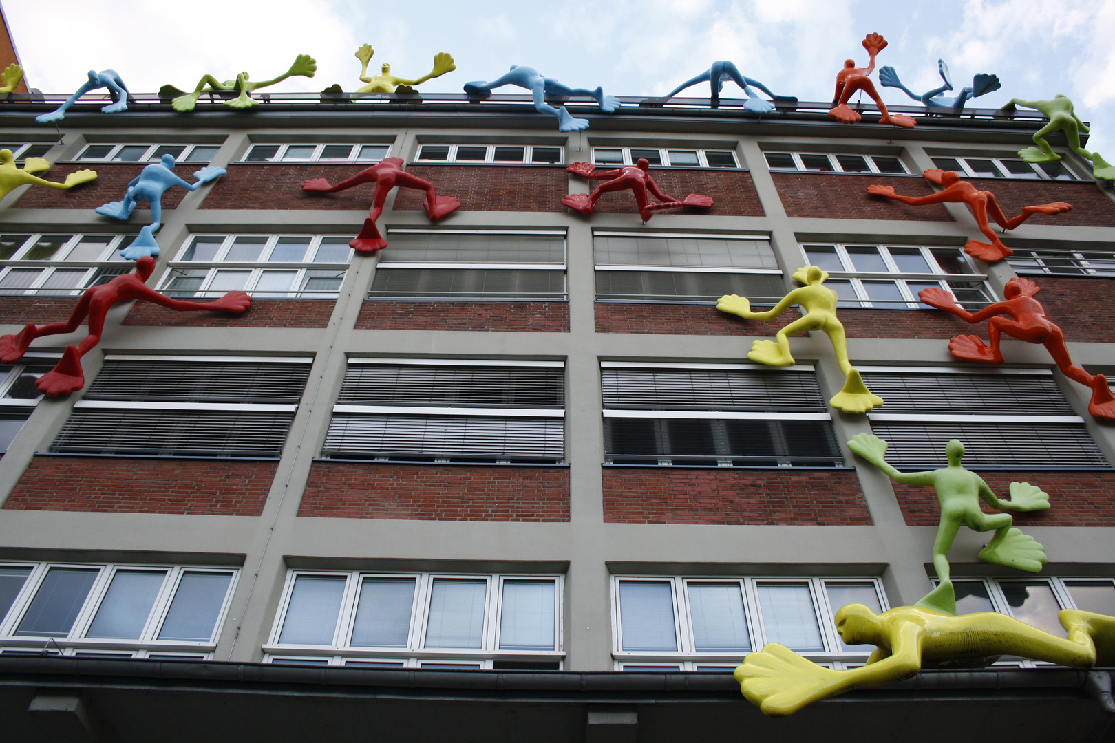 Die Besetzung des Medienhafens in Düsseldorf