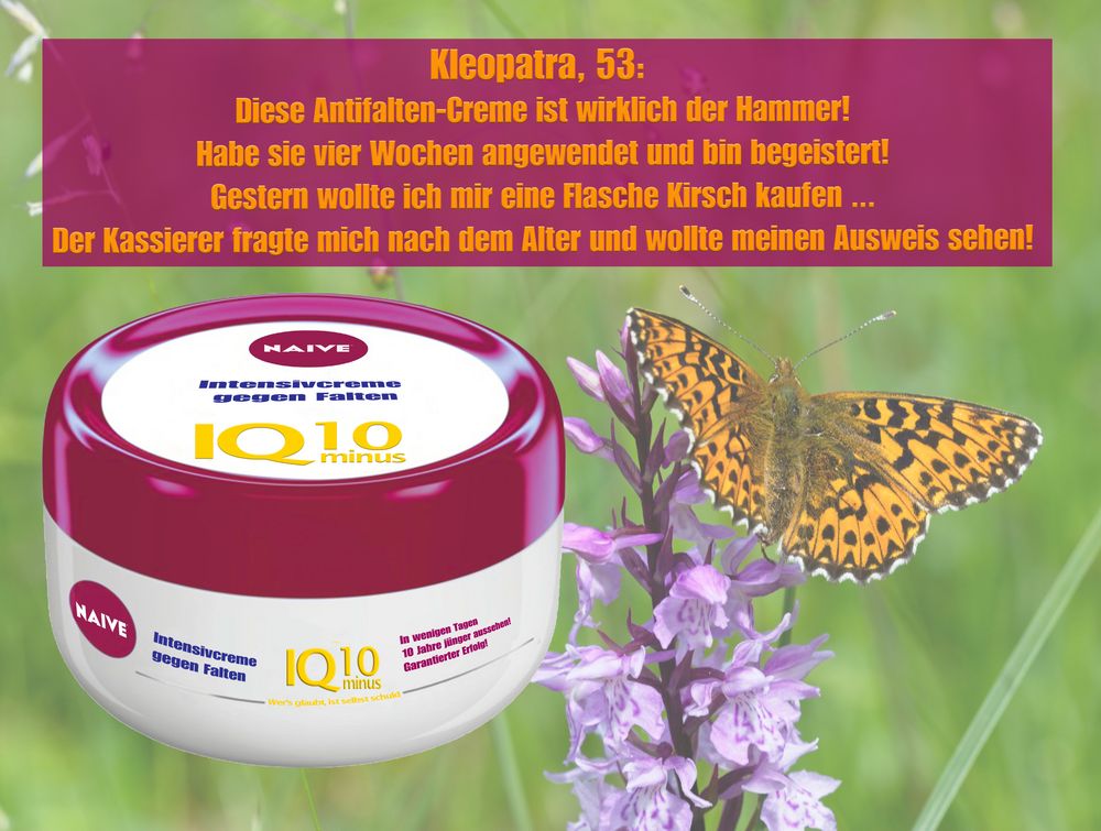 Die beste Antifaltencreme einfach unschlagbar! Foto & Bild digiart