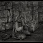 Die Bettlerin, Indien, Land echter Armut