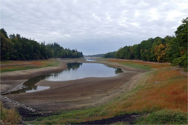 Die Bevertalsperre in Hückeswagen ...