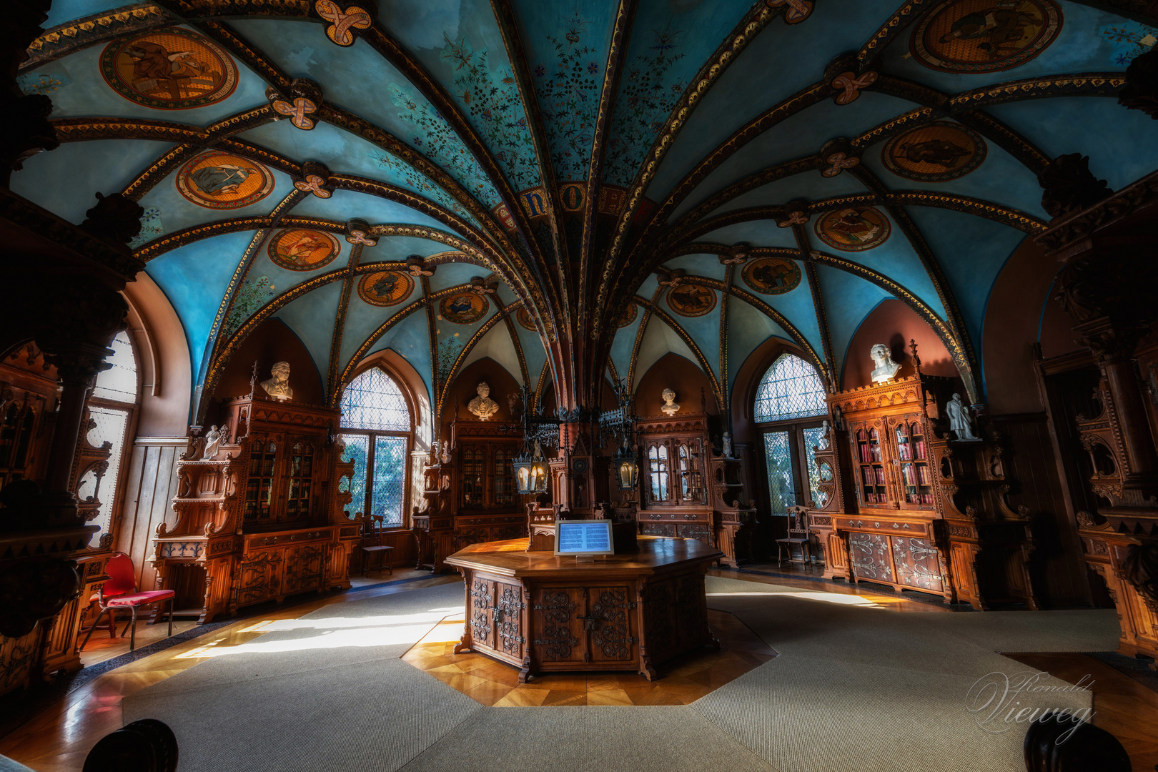 Die Bibliothek auf der Marienburg